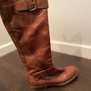 Franco Sarto Leather below the knee boots